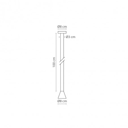 Suspension LED Raluca 3000K (8.5W)