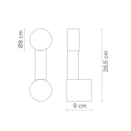 Applique Murale LED Rigoberta Mono 2700K (6.2W)