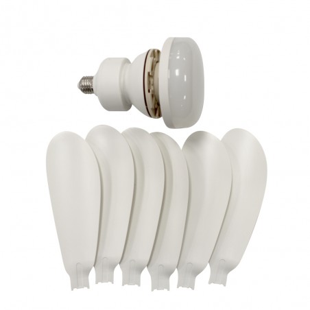 Ventilateur LED Altari E27 Blanc CCT (18W)
