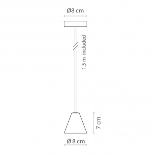 Suspension LED Rimini 2700K (8.5W)