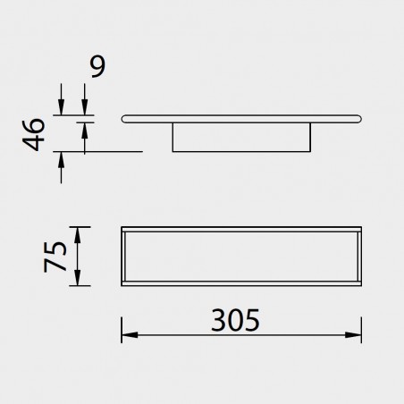 Aplique de pared LED Nelson CCT (16W)