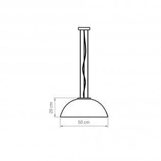 Lampe de plafond Absis XL