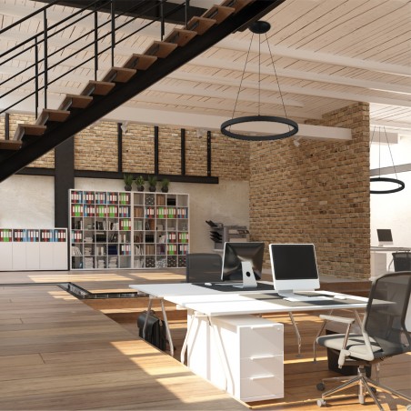 Lámpara colgante LED Riumar (40W+15W)