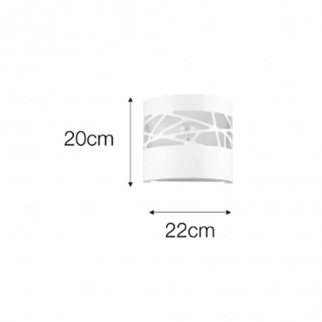 Applique murale Laser
