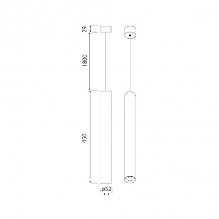 Lámpara colgante LED Bolonia CCT (10W)