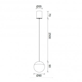 Lámpara de techo LED Kilda (10W)