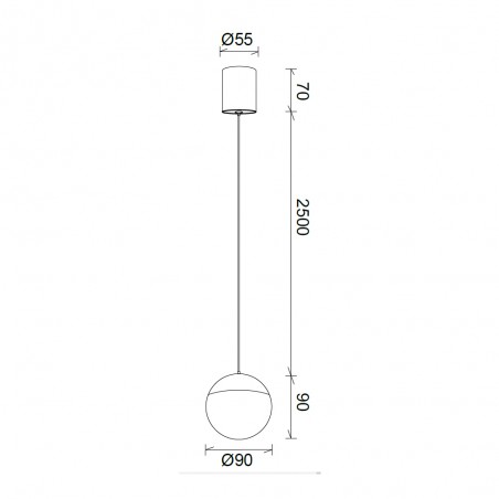 Lámpara de techo LED Kilda (10W)