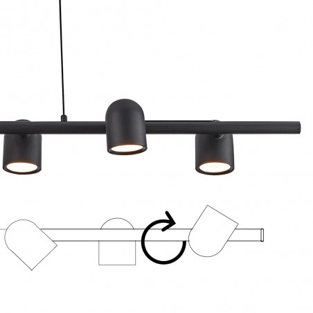 Lámpara de techo Ios (6 luces)