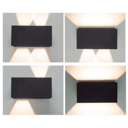 Aplique LED de exterior Davos Double Dim (4x6W - 2700K)