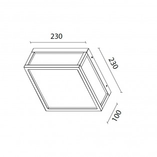 Plafón de techo de exterior Utah