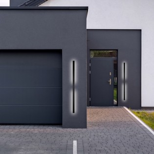 Aplique de pared para exterior LED Lotus (24W)