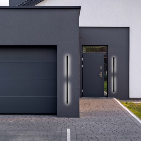 Aplique de pared para exterior LED Lotus (24W)