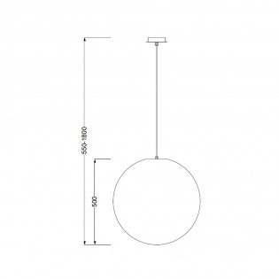 Lámpara colgante de exterior Avoriaz