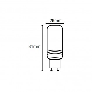 Bombilla LED mini GU10 (4W)