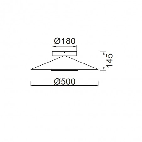 Aplique de pared LED Orion (24W)