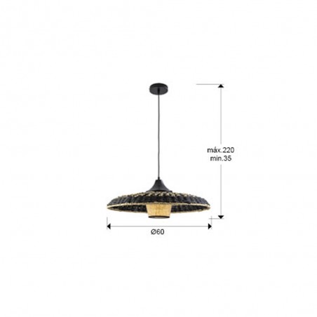 Lampe de plafond Fiji