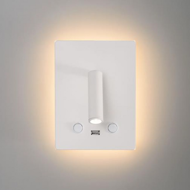 Applique avec lecteur LED Manat (12W+3W)