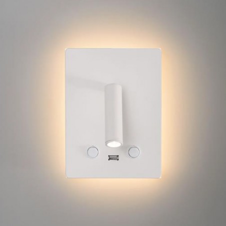 Applique avec lecteur LED Manat (12W+3W)