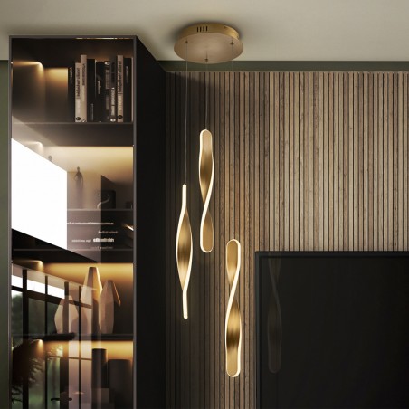 Lampe de plafond LED Twist (3x10W)