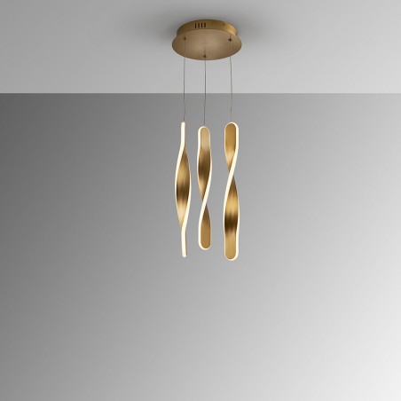 Lampe de plafond LED Twist (3x10W)