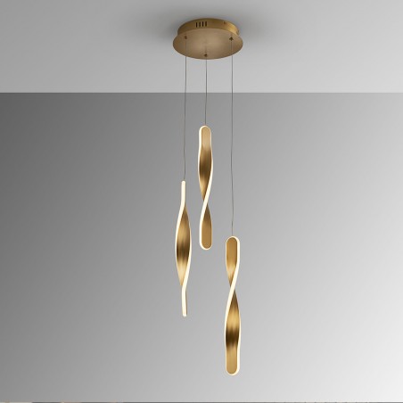Lampe de plafond LED Twist (3x10W)