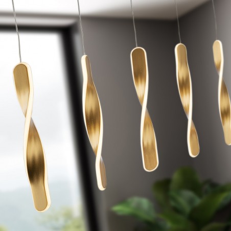 Lampe de plafond LED Twist (5x10W)