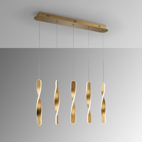 Lampe de plafond LED Twist (5x10W)