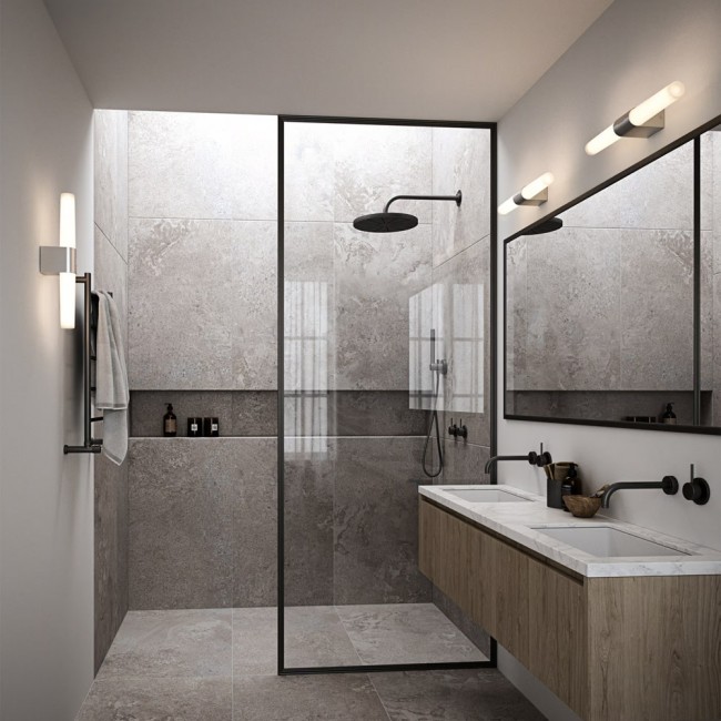 Applique pour bains a LED Helva Double (9W)