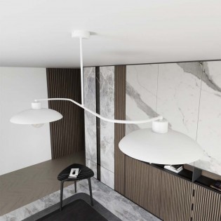 Plafónnier Ribas Blanc (2 lumieres)