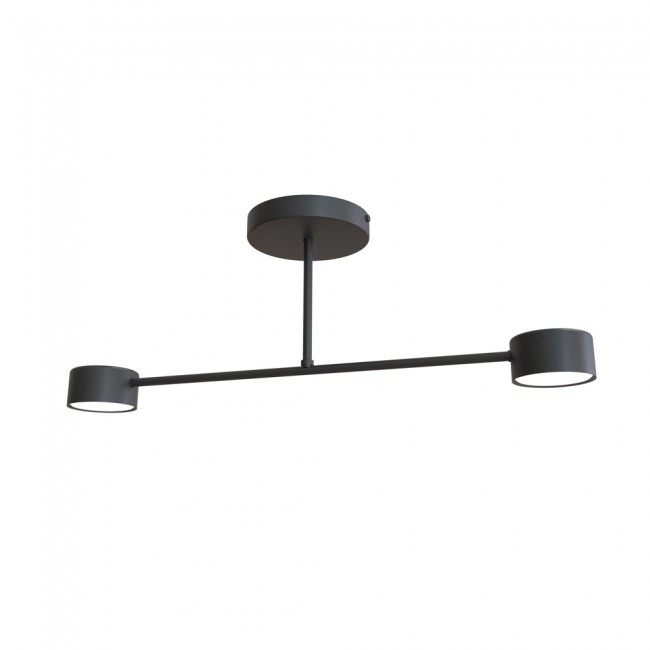 Plafónnier Tanfa Noir (2 lumieres)