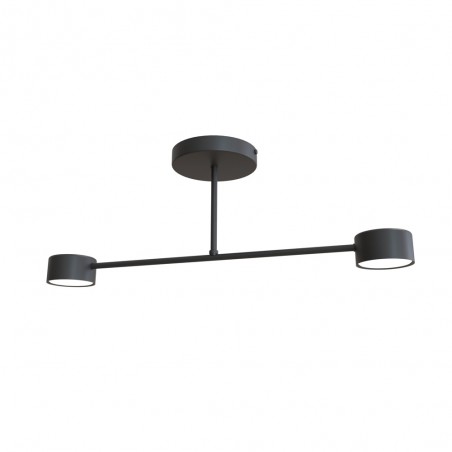Plafónnier Tanfa Noir (2 lumieres)