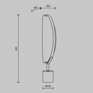 Lampe á poser LED Breeze (15W)