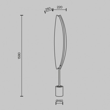 Lampadaire LED Breeze (33W)