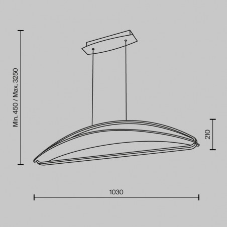 Suspension LED Breeze (34W)