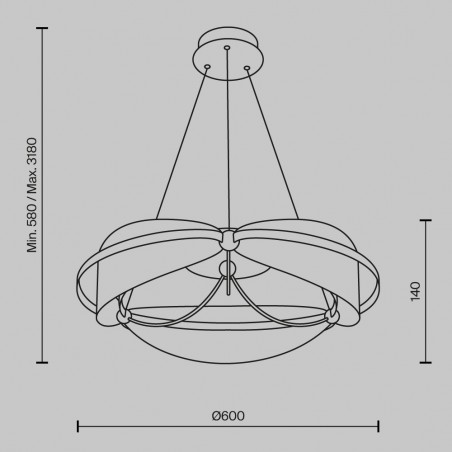Suspension LED Breeze (45W)