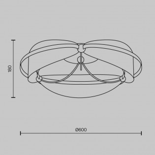 Plafonnier LED Breeze (45W)