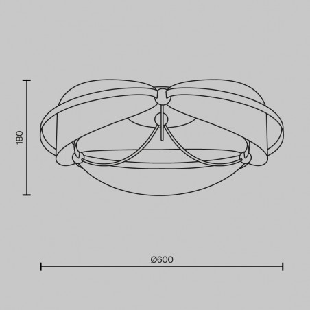 Plafonnier LED Breeze (45W)