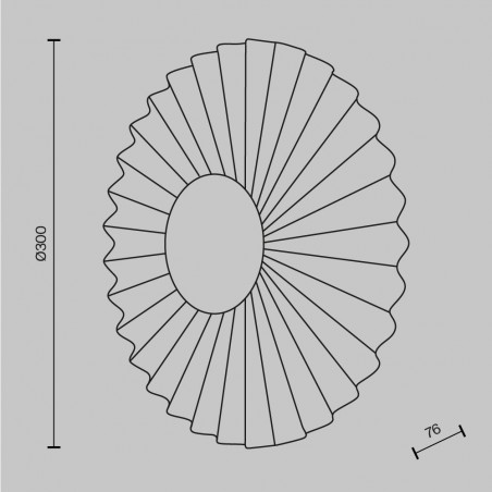 Applique Murale LED Fiore (7W)