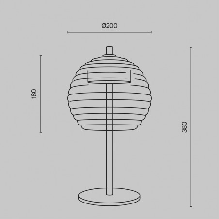 Lampe á poser LED Mystic (8W)