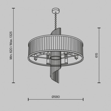 Lampe de plafond Frame (6 lumieres)