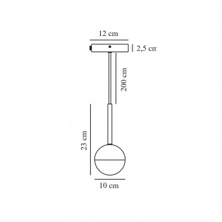 Lampe a suspension Contina