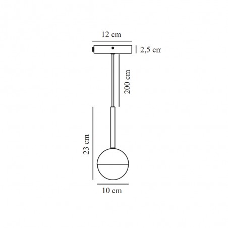 Lampe a suspension Contina