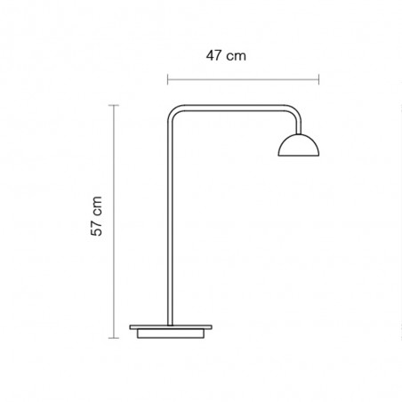 Lampe de table LED Absidiola Mini Bras Long (3.5W)