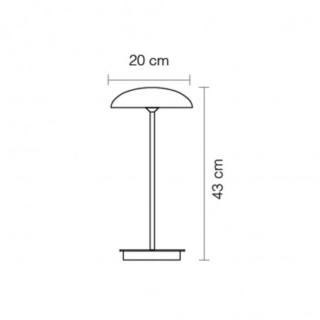 Lampe à poser LED Absidiola Plate (3.5W)