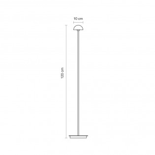 Lampadaire LED Absidiola Mini Albâtre (3,5W)