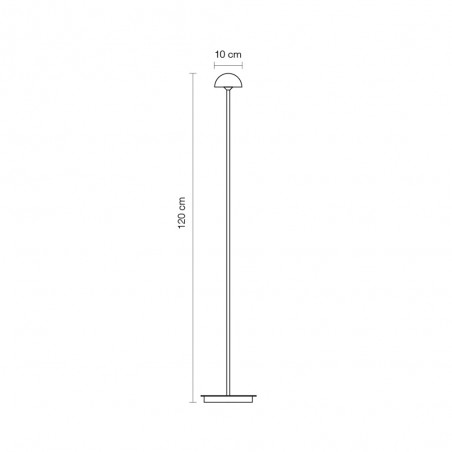 Lampadaire LED Absidiola Mini Albâtre (3,5W)