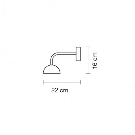 Applique Murale LED Absidiola Mini Albâtre (3.5W)