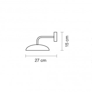 Applique Murale LED Absidiola Plate (3.5W)