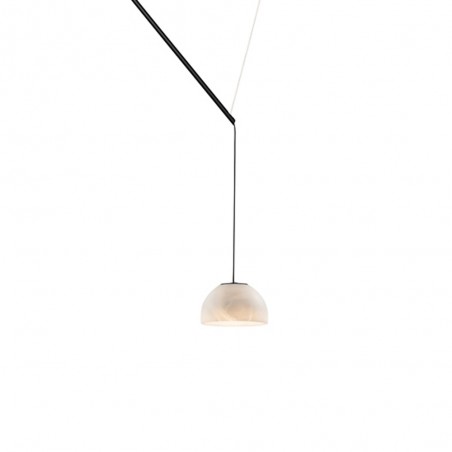 Suspension LED Absidiola Mini Albâtre Móvil (2x3.5W)