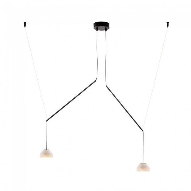 Suspension LED Absidiola Mini Albâtre Móvil (2x3.5W)